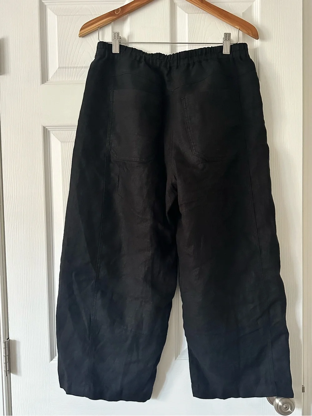Banana Republic Mid-Rise Relaxed Painter Pull-On Pant in Linen